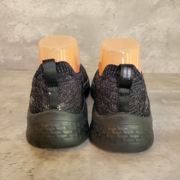 Skechers Black Knit Slip-On Sneakers - Picture 4 of 14